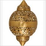 Золотой шар. Декоративная лампа